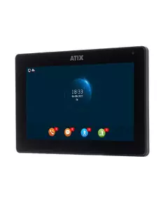 AT-I-M1011F/IW Black ATIX Цветной WIFI домофон, фото  AT-I-M1011F/IW Black ATIX Цветной WIFI домофон, фото [no] | domofonn.ru