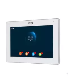 AT-I-M721F/IW White ATIX Цветной WIFI домофон, фото  AT-I-M721F/IW White ATIX Цветной WIFI домофон, фото [no] | domofonn.ru