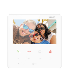 F-VI-3321IPWE1/White iFLOW IP-видеодомофон, фото  F-VI-3321IPWE1/White iFLOW IP-видеодомофон, фото [no] | domofonn.ru