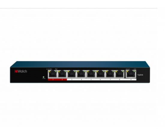 DS-S908P(B) HiWatch PoE-коммутатор, фото  DS-S908P(B) HiWatch PoE-коммутатор, фото [no] | domofonn.ru