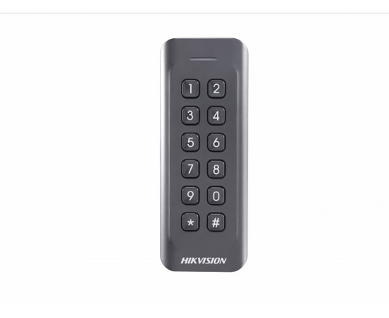 Считыватель Mifare карт с механической клавиатурой Hikvision DS-K1802MK, фото  Считыватель Mifare карт с механической клавиатурой Hikvision DS-K1802MK, фото [no] | domofonn.ru