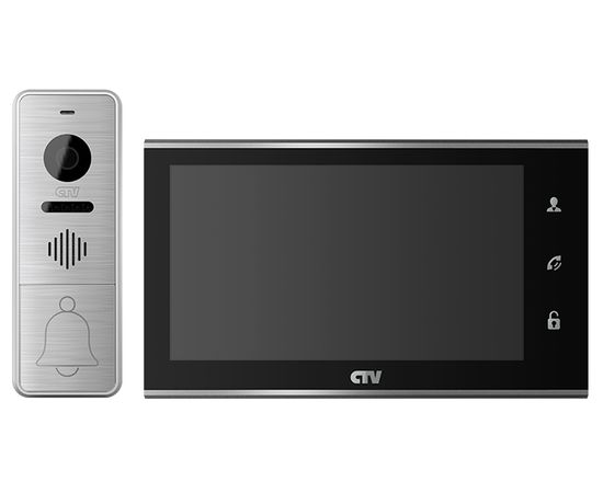 CTV-DP4705AHD B Черный CTV Комплект домофона, фото  CTV-DP4705AHD B Черный CTV Комплект домофона, фото [no] | domofonn.ru