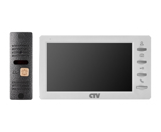CTV-DP1701S Белый CTV Комплект цветного видеодомофона, фото  CTV-DP1701S Белый CTV Комплект цветного видеодомофона, фото [no] | domofonn.ru