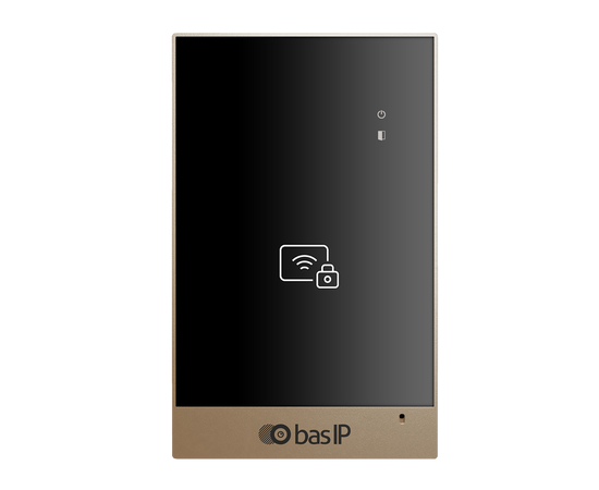Считыватель карт BAS-IP CR-02BD GOLD, фото  Считыватель карт BAS-IP CR-02BD GOLD, фото [no] | domofonn.ru