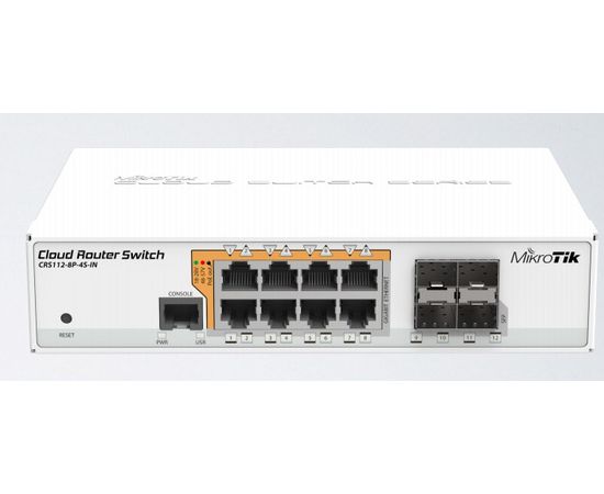 CRS112-8P-4S-IN Mikrotik Управляемый PoE коммутатор, фото  CRS112-8P-4S-IN Mikrotik Управляемый PoE коммутатор, фото [no] | domofonn.ru