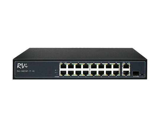 RVi-1NS16F-1T-1C RVi Сетевой коммутатор, фото  RVi-1NS16F-1T-1C RVi Сетевой коммутатор, фото [no] | domofonn.ru