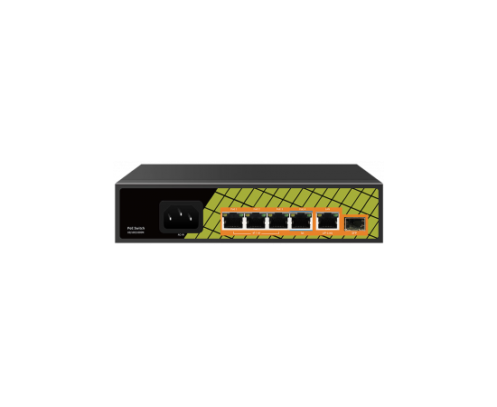 TSn-4GP6G1S1 Tantos PoE-коммутатор, фото  TSn-4GP6G1S1 Tantos PoE-коммутатор, фото [no] | domofonn.ru