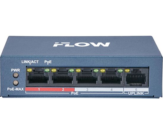 F-SW-EU205POE-V/L iFLOW Сетевой коммутатор, фото  F-SW-EU205POE-V/L iFLOW Сетевой коммутатор, фото [no] | domofonn.ru