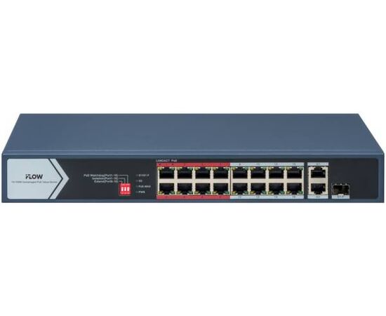 F-SW-EU418POE-V/L iFLOW Сетевой коммутатор, фото  F-SW-EU418POE-V/L iFLOW Сетевой коммутатор, фото [no] | domofonn.ru