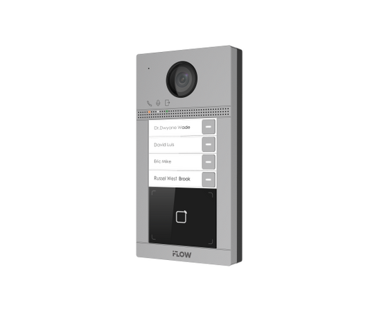 F-VI-1406ISMCWE1 iFLOW IP вызывная панель на четырех абонентов, фото  F-VI-1406ISMCWE1 iFLOW IP вызывная панель на четырех абонентов, фото [no] | domofonn.ru