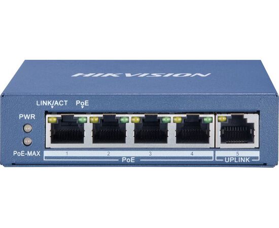 DS-3E0505P-E Hikvision PoE-коммутатор, фото  DS-3E0505P-E Hikvision PoE-коммутатор, фото [no] | domofonn.ru