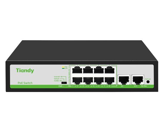 TC-P3S010 Spec:F/0820/AT/90 Tiandy PoE-коммутатор, фото  TC-P3S010 Spec:F/0820/AT/90 Tiandy PoE-коммутатор, фото [no] | domofonn.ru