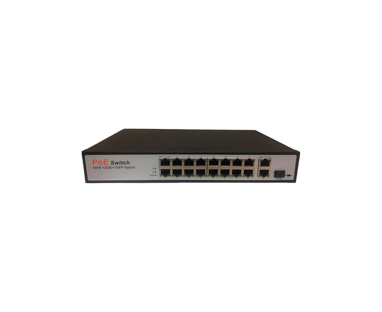 TI-216P True IP Сетевой POE коммутатор, фото  TI-216P True IP Сетевой POE коммутатор, фото [no] | domofonn.ru