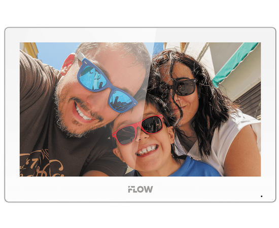 F-VI-3445IPWE1/White iFLOW IP-видеодомофон, фото  F-VI-3445IPWE1/White iFLOW IP-видеодомофон, фото [no] | domofonn.ru