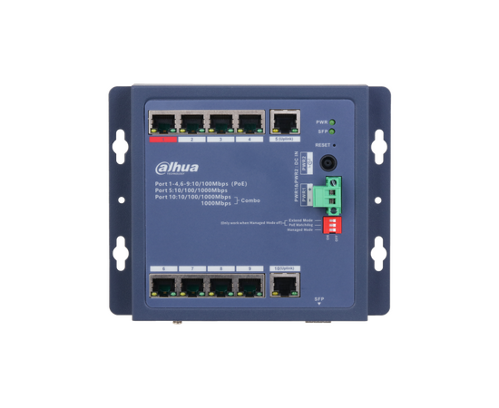 DH-CHS4110-8ET-90-F Dahua PoE-коммутатор, фото  DH-CHS4110-8ET-90-F Dahua PoE-коммутатор, фото [no] | domofonn.ru