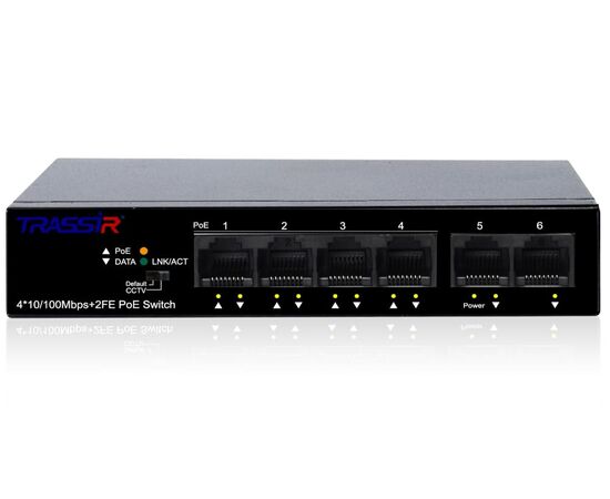 TR-NS1106-60-4POE TRASSIR PoE-коммутатор, фото  TR-NS1106-60-4POE TRASSIR PoE-коммутатор, фото [no] | domofonn.ru