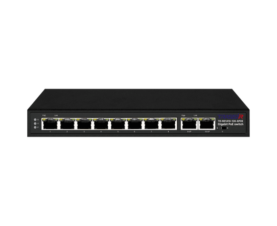 TR-NS1410-120-8POE TRASSIR PoE-коммутатор, фото  TR-NS1410-120-8POE TRASSIR PoE-коммутатор, фото [no] | domofonn.ru