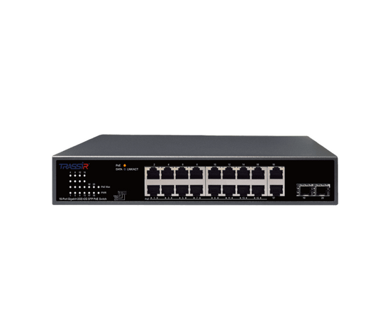 TR-NS14202S-185-16PoE (D) TRASSIR PoE-коммутатор, фото  TR-NS14202S-185-16PoE (D) TRASSIR PoE-коммутатор, фото [no] | domofonn.ru
