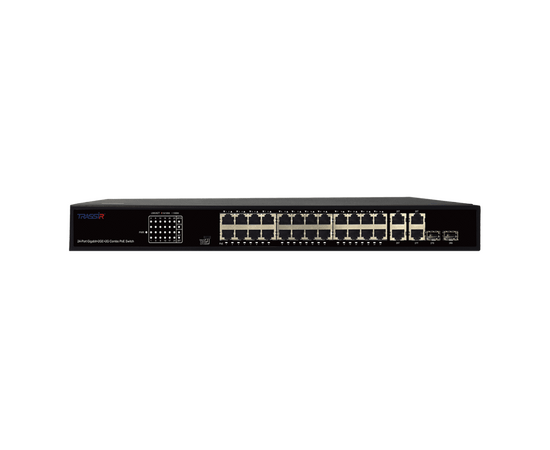TR-NS14282С-370-24PoE (D) TRASSIR PoE-коммутатор, фото  TR-NS14282С-370-24PoE (D) TRASSIR PoE-коммутатор, фото [no] | domofonn.ru