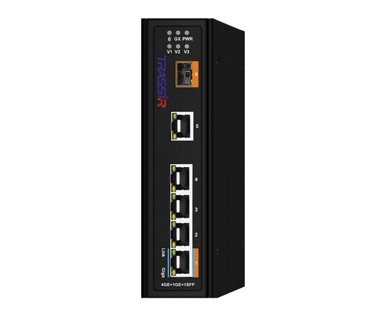TR-NS15061S-150-4POE TRASSIR PoE-коммутатор, фото  TR-NS15061S-150-4POE TRASSIR PoE-коммутатор, фото [no] | domofonn.ru