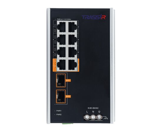 TR-NS15102S-130-8POE TRASSIR PoE-коммутатор, фото  TR-NS15102S-130-8POE TRASSIR PoE-коммутатор, фото [no] | domofonn.ru