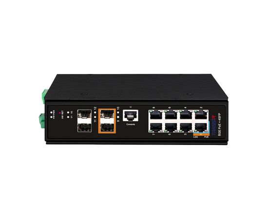 TR-NS27124S-360-8POE TRASSIR PoE-коммутатор, фото  TR-NS27124S-360-8POE TRASSIR PoE-коммутатор, фото [no] | domofonn.ru