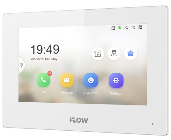 F-VI-3242IPE1/White iFLOW IP-видеодомофон, фото  F-VI-3242IPE1/White iFLOW IP-видеодомофон, фото [no] | domofonn.ru