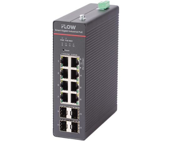 F-SW-IM612HPOE-PM-8G4GO iFLOW Сетевой коммутатор, фото  F-SW-IM612HPOE-PM-8G4GO iFLOW Сетевой коммутатор, фото [no] | domofonn.ru